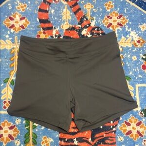 Balera Gray Athletic Shorts Moisture-Wicking Stretch